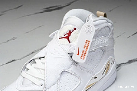 Retro White Jordan 8 OVO 1101